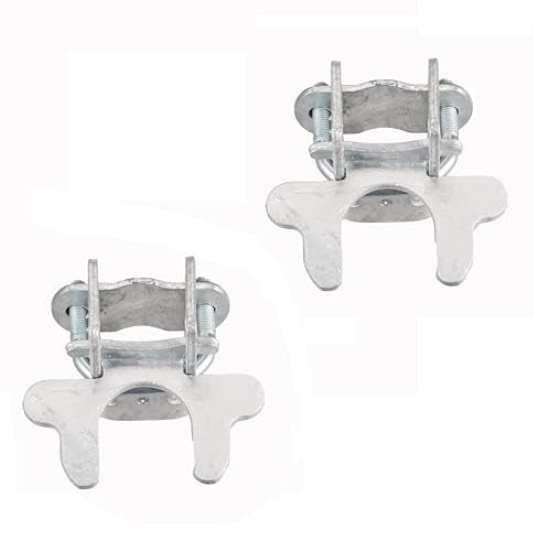 Kennel Gate Latch 1-3/8", Chain Link Fence Gate Butterfly Latch for Dog Kennels and Kennel Panels (2 Pcs) - size: 2 Pcs