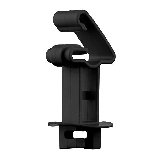 25-Pack Electric Fence T-Post Insulators, Snap-On Extended | Extended Offset · UV-Resistant · Fits T-Posts · For Wire & Polywire - color: Black