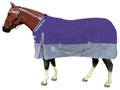 1200 Denier Waterproof Adjustable Neck Turnout Blanket - color: Purple, size: 84