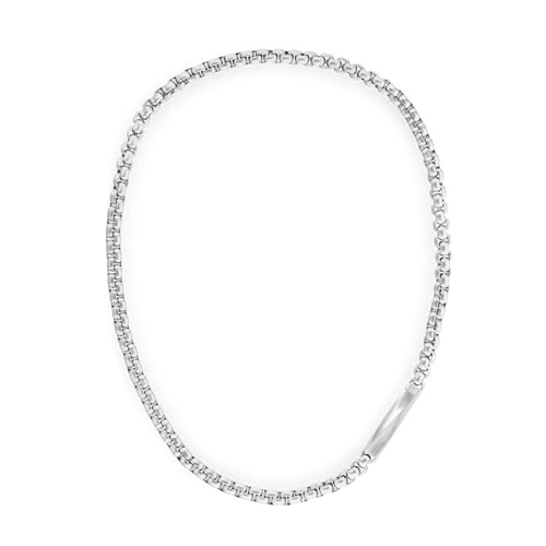 Calvin Klein Men's Jewelry - Iconic ID Necklace - Stainless Steel - Modern Statement Accessory - Gift for Him