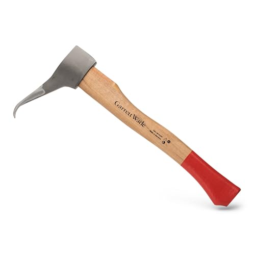 Kings County Tools Pickaroon Logging Tool with Hickory Wood Handle, 15” | Hookaroon Log Grabber with Steel Head Pick for Dragging or Stacking Logs - Log Roller Tool - Forestry Tools