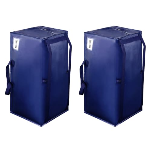 VENO 2 Pack Heavy Duty Moving Bags with Backpack Straps, Zippers & Handles, Extra Large Packing Bags for College Dorm Essentials, Moving Supplies Alternative to Cardboard Moving Boxes - color: Blue, size: 2 Pack