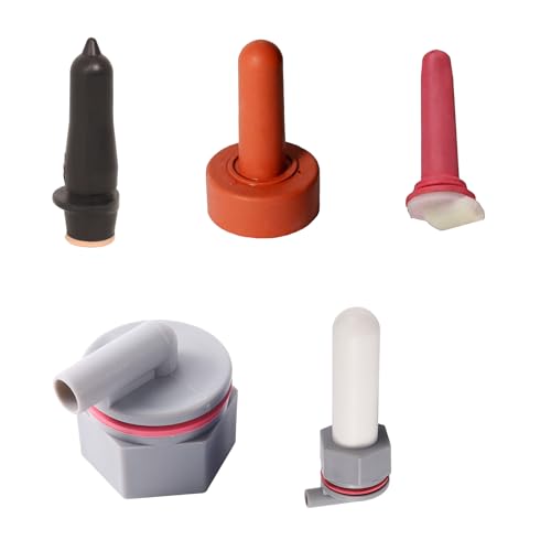 Farmnurture Calf Feeder with Anti-Colic, Soft Silicone Heavy Duty Milk Nipple for Bucket, Feeding Teat for Cattle, Horses, Sheep, Goats – Easy Farm Supply - color: AF027