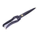 Grass Sheep Shear - Coated Wear-Resistant Handle, Manganese Steel Double-Edged, Strong Spring Suitable For Manual Shearing of Cow, Sheep, and Horse Hair (Black 10.2 inches) - color: Black 10.2 Inches