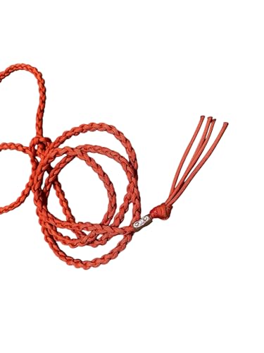 adustable goat halter and lead burnt orange sheep halter small livestock halter