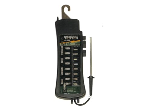 DARE Products 3360 831942 Eight Lite Electric Fence Tester, Black, 12" x 4"