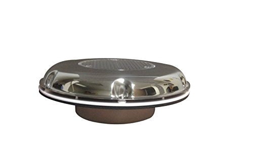 Pactrade Marine Boat 8.5" Solar Powered Stainless Steel Ventilator Fan II for Boat Yacht Camper Home Pontoon