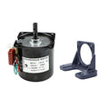 Permanent Magnet Motor 60KTYZ AC 110V 2.5-3RPM CW/CCW Synchronous Gear Motor with Motor Bracket Support Fixed Base - size: 2.5/3r/min Motor+Bracket