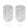 Safetech Hardware MegaKlik Self Closing Gate Hinges | Self-Aligning Heavy Duty Spring Hinges | Adjustable Tension | Pool Safety Hinge | Square Post, Aluminum Gates | Swing Close 185lb SHH135 - White - color: White, size: MEGAKLIK