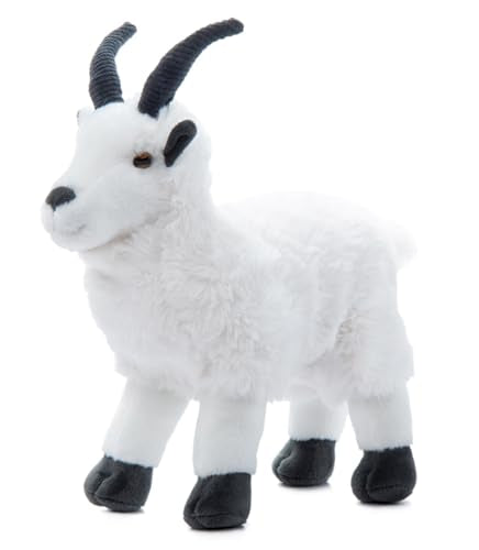 The Petting Zoo Mountain Goat Stuffed Animal, Wild Onez, Kids Gifts, 12 in | Mountain Goat Realistic Wildlife Zoo Animals by Zoologee. Great Toys for Girls and Boys. Plush Gifts for Kids