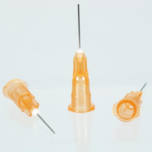 100pcs 25G Blunt Tip Glue Dispensing Nozzles, 0.5 inches - size: 25G 100pcs