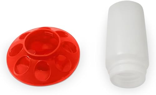 Chick Feeder 1-Quart Capacity for All Small Poultry | Durable Feeding Container for Baby Chicks, Chickens, Ducklings, Baby Turkeys, Quail and More