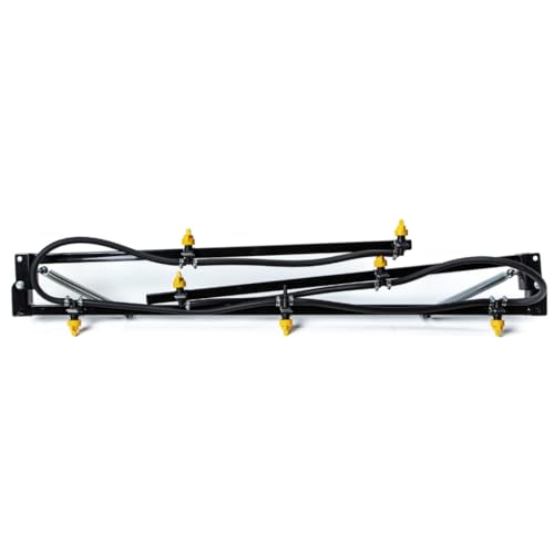 7-Nozzle Folding Boom,140" Coverage (11ft Swath) | Air-Induction Drift Reduction Tips & Heavy Duty Steel for Food Plots & Pasture Spraying, UTV & ATV Sprayers