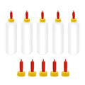 5 Sets 400ml Goat Bottles for Feeding Baby Goats, Lamb Feeding Bottle Nipples, Kid Livestock Drink Bottle for Feeding Baby Goats, Milk Feeder Bottles for Farm (400ml x 5) (5 Pack)