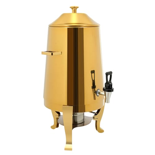 Stainless Steel Beverage Dispenser, 3.43Gal/13L Drink Dispenser with Spigot, Water Beverage Milk Can Milk Pail Bucket for Hot Water, Cold Milk, Coffee, Tea, Juice - size: 3.43Gal/13L