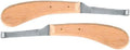 Hoof Knife Single Sided Edge Wide Blade – Stainless Steel Curved Blade Farrier Tool with Fine Wooden Grip, Multipurpose Hoof Trimming Knife for Livestock, 3-Inch Blade, 8.5-Inch Overall - style: Wide-Blade - LH