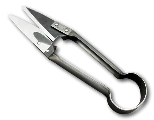 DUE BUOI Single Bow Straight Sheep Shears DB 160/25-2" 1/3 The Shortest Blade Length - 10" Total Length