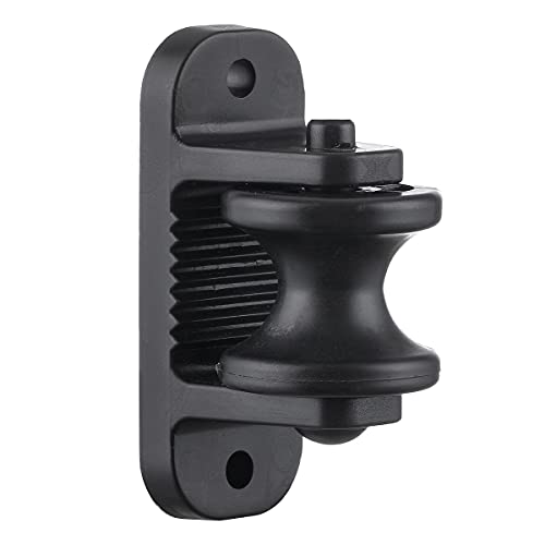 QMARK 20 Pack Electric Fence Wood Post Roller Insulators, Corner Insulators Black (20)