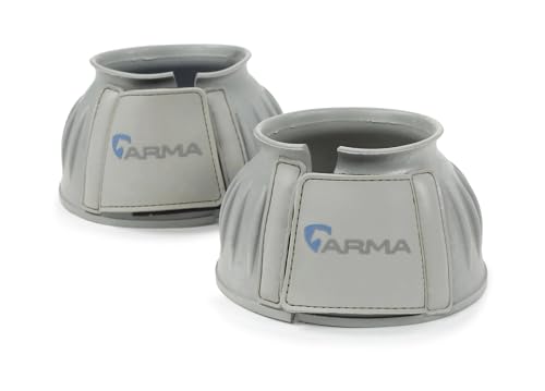 ARMA Over Reach Horse Bell Boots - color: Grey