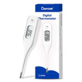 Berrcom Digital Thermometer for Adults and Kids, Medical Thermometer for Fever 10 Second Reading Armpit Thermometers with Fever Alarm - color: Navy Blue