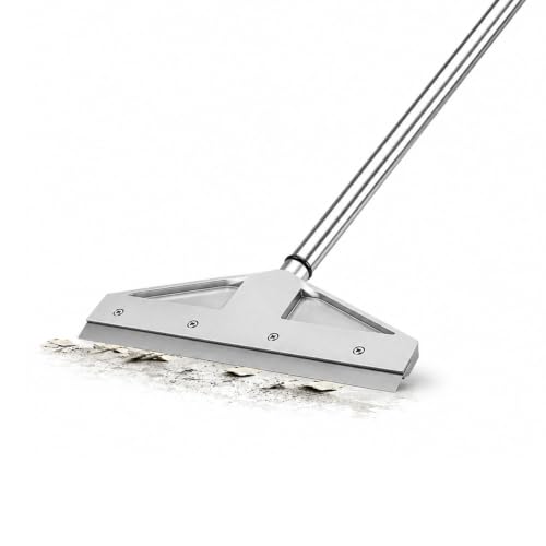 ABN Floor Razor Scraper, 8in – Heavy-Duty Adjustable Handle – Demolition, Flooring Removal Razor Blade Scraper