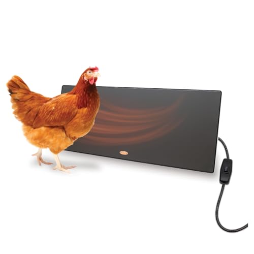 Cozy Products Cozy Coop Chicken Coop Heater, Flat-Panel, 150 Watts | Wall Mount or Free Standing, Electric 150 Watts Safer Than Heat Lamps Warms Inside Chicken Coops Flat Panel 2 Inches Deep