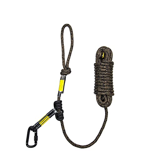 Treestand Safety Rope, Linemans Rope for Hunting, Tree Tether Line | Tree Stand Safety Line, Lifelines for Tree Stands, Hunting Safety Rope, Treestand Safe System for Tree Climbing (30 feet)