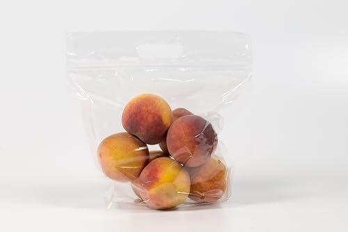 Clear Zipper Produce Pouch Bag with Handle
