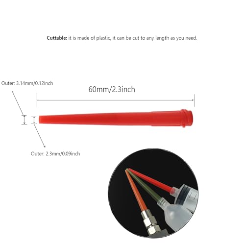 5Pcs Drench Gun Feeding Syringe, Small Animal Pet Livestock Drench Syringe with 5Pcs Screw In Drench Nozzle for Liquid Measuring Watering Refilling Feeding (50ML) - size: 50ML