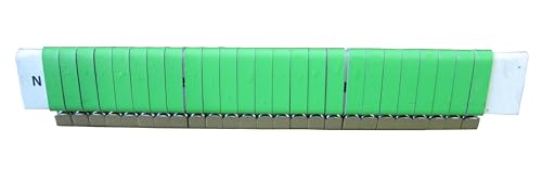 Zip Wing Bands Numbered - NOT Stamped Aluminum Chicken Pheasant Poultry Duck Wing Identification Tags (100, Neon Green) - color: Neon Green