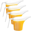 4 Pack Plastic Funnel Pitcher,Measuring Cup with Long Spout,Large Capacity Easy Pour Cup,Perfect for Bakeware Mold,Oils,Watering Plants(1000ml) - color: 4 Pack Plastic Funnel Pitcher