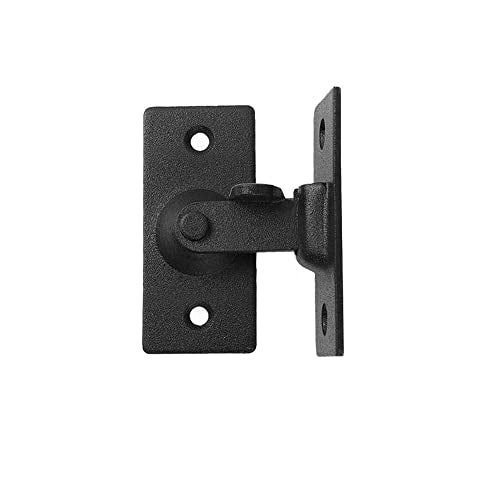 MINI Size 90 Degree Door Latch Sliding Screen Door Latch Barn Door Lock Hasp Latch Clasp Lock Pocket Door Locks and Latches Black Small* | Quick-Access Locking for Privacy in Bathroom, Toilet, RVs & Small Spaces, Left Or Right Application, 304# Stainless