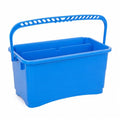 Window Cleaning Bucket with Sieve, 6 Gallon, Heavy-Duty Plastic, Blue, 20.5 x 10.5 x 10.5 inches