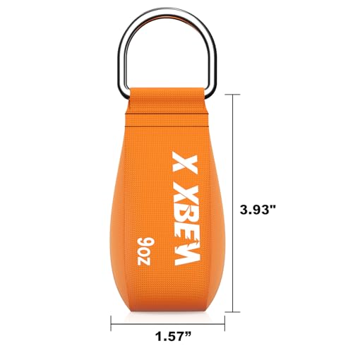 X XBEN Arborist Throw Line Kit with Slick Rope, Throw Weight, Reflective Storage Bag, Suit for Tree Cutting,Camping, Trimming, Hanging Swing, Forestry Tree Gear for Low and High Limb Throwing - size: 2Pcs of 9Oz Throw Weight Bag