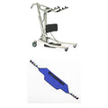 Invacare Get-U-Up Hydraulic Stand-Up Patient Lift with One Size Reliant Standing Sling (Bundle Includes GHS350 + R130)