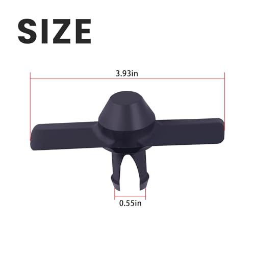1Pc Agitator Replacement Part,Plastic,Non-Magnetic,Self-Locking | Fit for Echo RB-60 Broadcast Seeder,Extend The Mixing Arm To Ensure Complete Mixing Of Fertilizer And Seeds