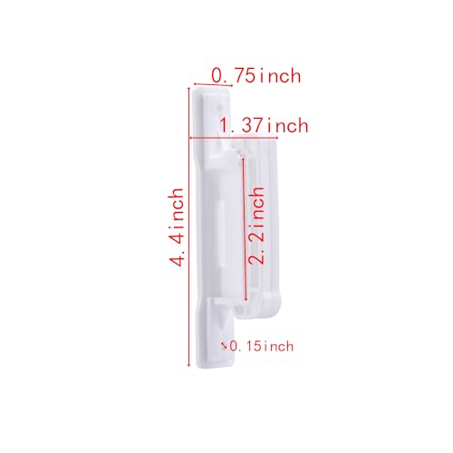 Electric Fence Tape Insulator, Wood Post, White, 50 Count - color: white, size: 50