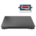 36"x36" Heavy-Duty Industrial Floor Scale, 5000lb x 0.5lb, Black | Carbon Steel Warehouse Scale with Digital Indicator, Accurate Pallet Scale for Postal Luggage Shipping Mailing Weighing - size: 36"x36"-5000LB