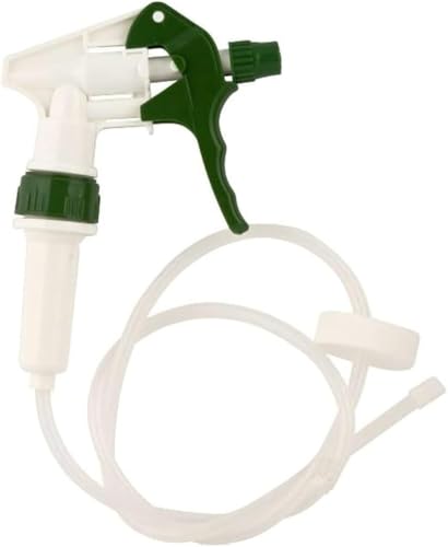 Heavy Duty Remote Extended Reach Trigger Sprayer with 36" Hose Green/White, Fits Large Containers and 1 Gallon Odor Commander Refill Bottles with 38-400 Neck Size - size: 128 Ounces