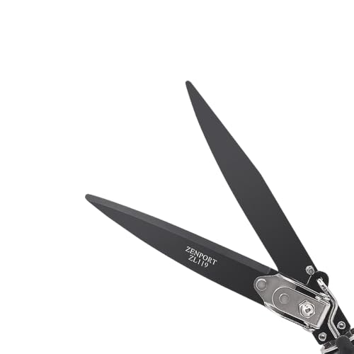 Zenport Grass Shears ZL119 Landscape Grass Shears, Adjustable, Heavy Duty, Twin 4.5-Inch Carbon Steel Blades