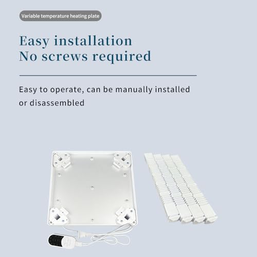 Chicken Coop Heater 20 Watts Heat Chicken Heater Energy Efficient Design Safer Than Brooder Lamps Heater for Chicken Coop