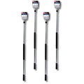 Red Devil 2108 Long Handle Heavy Duty Floor Scraper with 4-Inch Double Edge Steel Blade, Cushioned Grip Handle for Tile, Linoleum, and Carpet Removal, Pack of 4 - size: 4 Pack, style: Long Handle