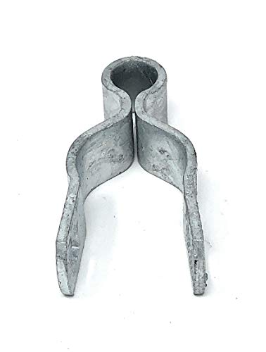 Pressed Steel Chain Link Fence Frame Hinge w/Bolt - (2 Sets Pack) (1-3/8") - size: 1-3/8 Inch