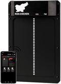 RUN-CHICKEN Door T50 – Automatic Chicken Coop Door Opener, Battery Powered & Weatherproof Aluminum, Smart App & Timer Control, Predator Proof, Easy Install, Reliable All-Season Performance (Onyx)
