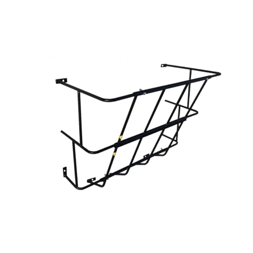 Hay Feeder Goat 18 Gallon Hay Rack,Heavy Duty Iron Wall Hay Rack for Sheep,Cattle,Livestock in Farm Indoor Outdoor Uses