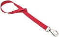 Jeffers Livestock Nylon Bucket Strap 24" – Heavy Duty Trigger Snap Hook for Hanging Water Buckets, Feeders, Hay Bags – Easy Use Fence Rail Loop for Barn, Horse, Goat, Dog, Stable, Tack - Red