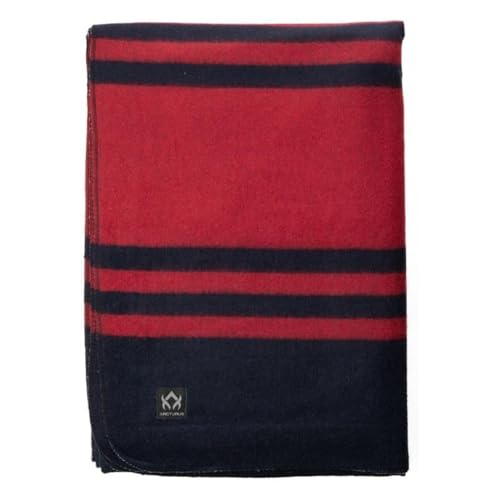Arcturus Rainier Wool Blanket - Warm, Heavy, Washable, Bed Blanket | Great for Home & Camping (Lava Canyon, Queen) - color: Lava Canyon, size: Queen