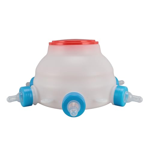 Sheep Feeder, Lamb Feeder Milk Bottles Round PC Plastics Easy to Clean Sheep Feeding Bucket Baby Goat Bottle Goat for Piglet Lamb