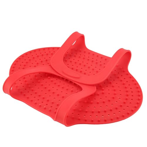 Heat Resistant Turkey Lifter, Poultry Lifter Turkey Roasting Sling, Oven Baking Mat Silicone Mat Non-Stick Cooker Sling, Multipurpose Cooking Accessory(Red) - color: Red