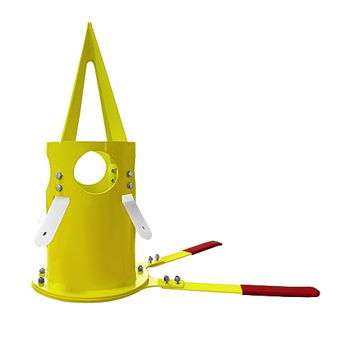 Big Bag Dispenser Bulk Bag Unloader, Dischargers for Farms Construction Industry(Yellow) - color: Yellow